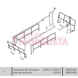 Accesorios de carrocería. RENFE 309
