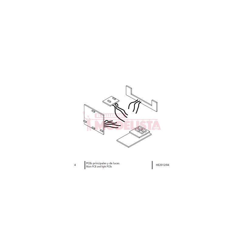 Main PCB and light PCBs. For 309.