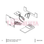 PCBs principales y de luces. RENFE 309