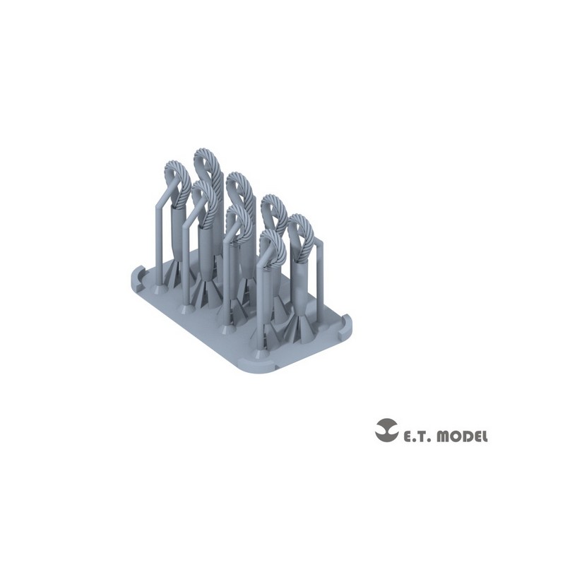 Cables de remolque alemanes tipo 4 de la WWII.