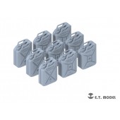 Juego de latas de combustible WWII alemanas de 20L.