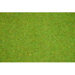 Flowered grass mat .