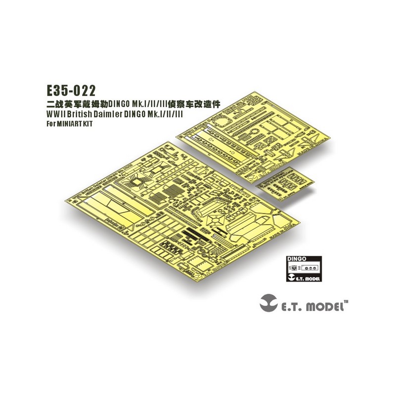 Fotograbado: Daimler Dingo Mk.I / II / III británico WWII.