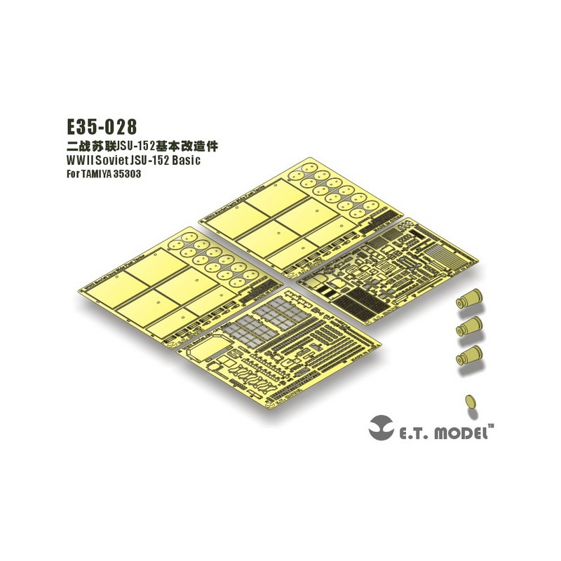 Fotograbado: Conjunto básico ISU-152 soviético de la WWII.