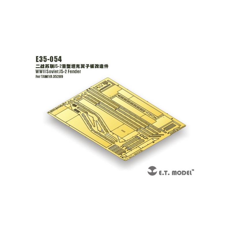 Fotograbado: Tanque pesado soviético IS-2 Mod.1944 - Defensas.