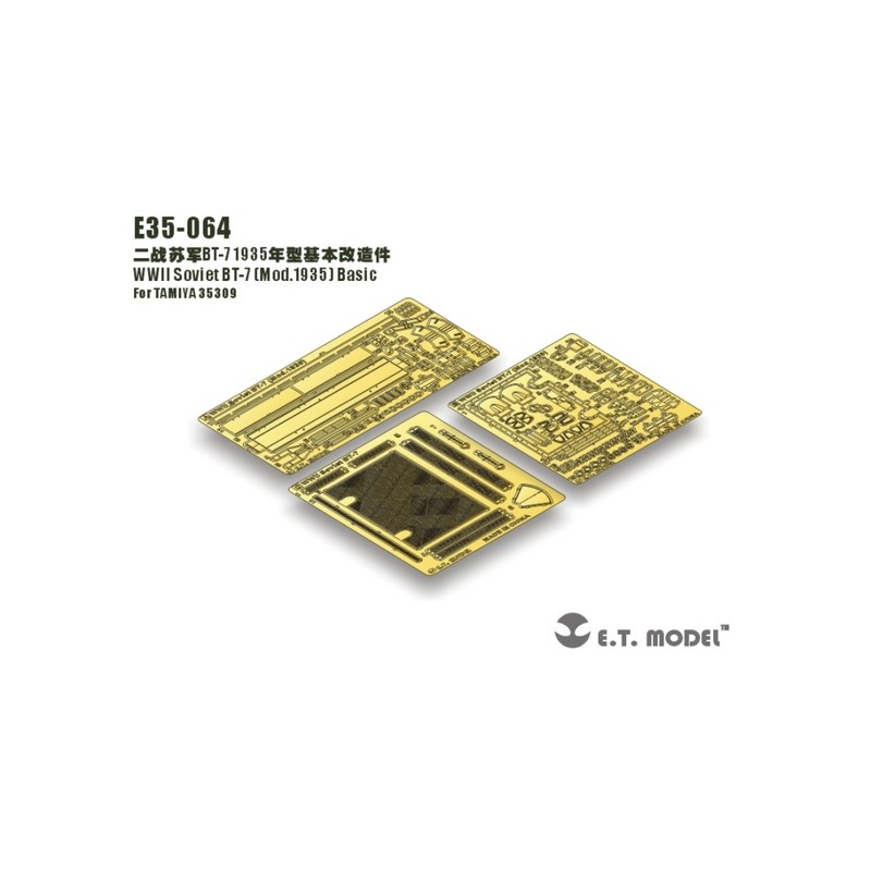 Fotograbado: BT-7 soviético Mod.1935 - Conjunto básico.