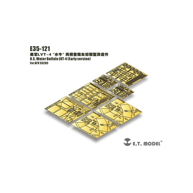 Fotograbado: US LVT-4 Water Buffalo - Versión anterior.