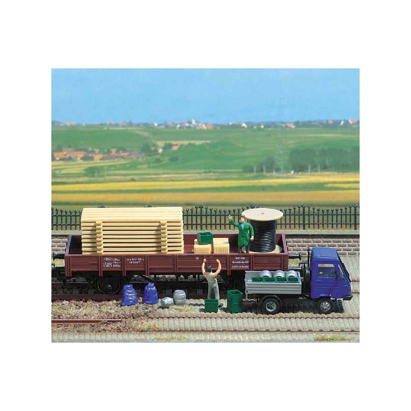 Carga de vagones, camiones... BUSCH 1132