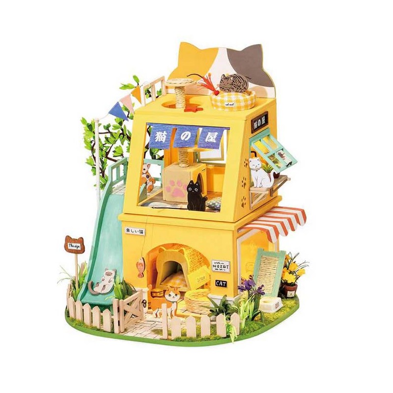 Casa de gatos.