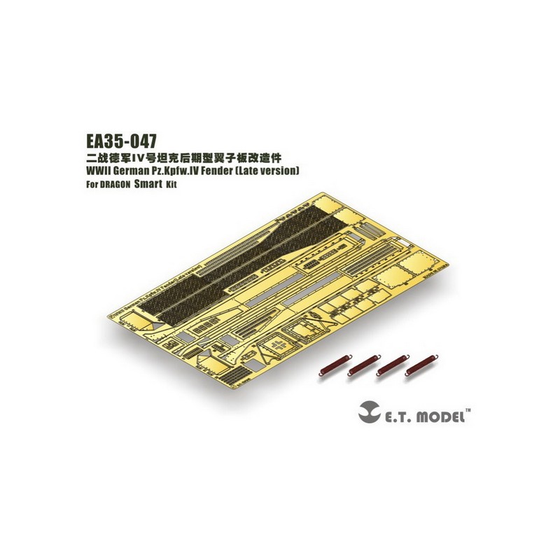 Photo-etched: German Pz.Kpfw.IV - Fenders Late version.