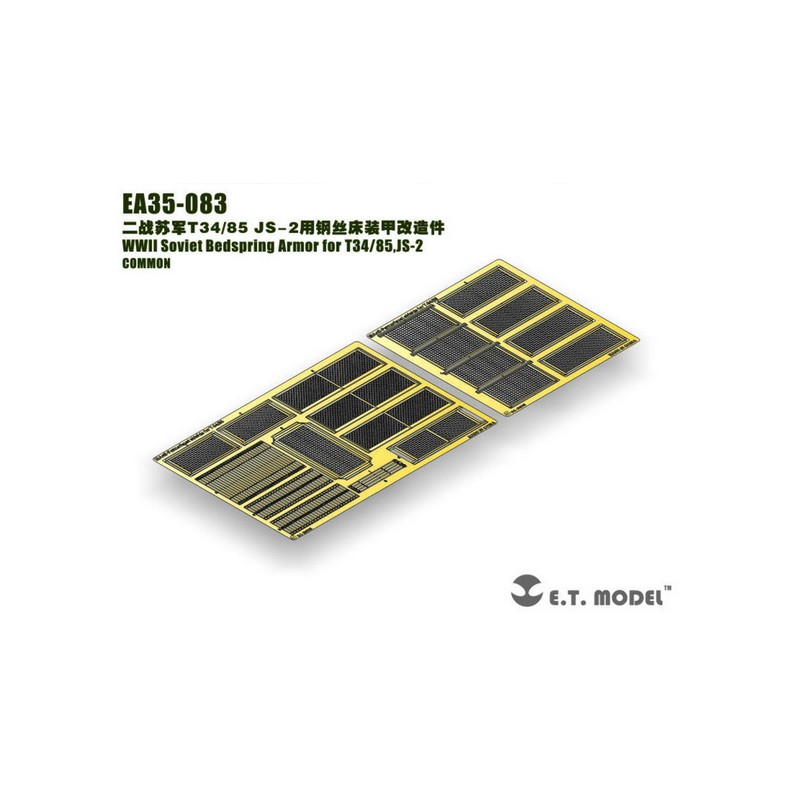 Fotograbado: T34 / 85 e IS-2 soviético - Armadura de muelles.