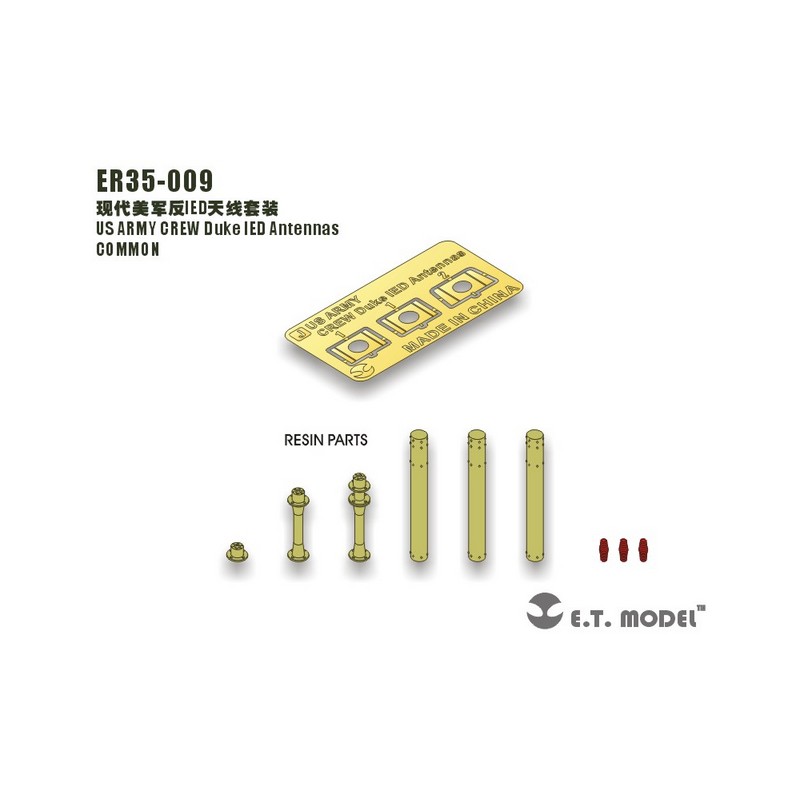 Antenas IED Duke de la tripulación del ejército de EE. UU.