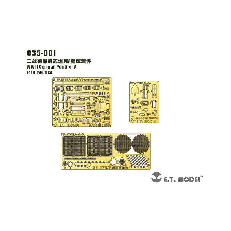 Photo-etched: German Panther A.