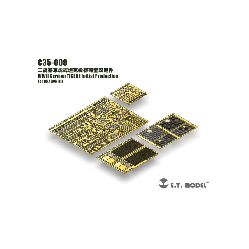 Fotograbado: Tiger I alemán producción inicial.