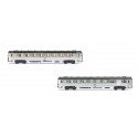 2-unit pack short DEV Inox coaches, SNCF.