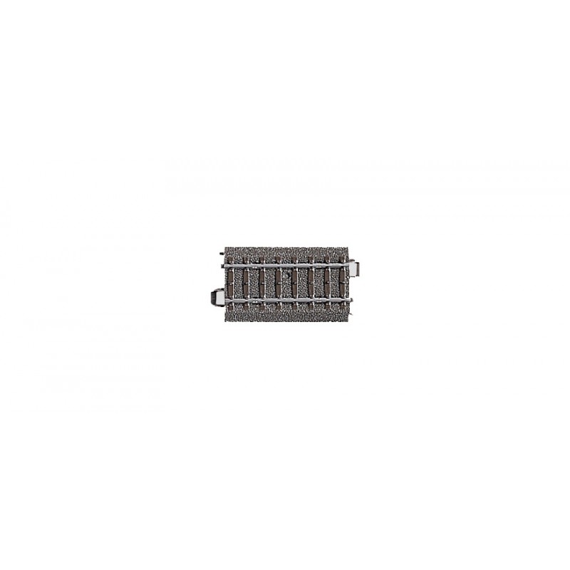 Vía recta de 64,3 mm. Vía recta de 64,3 mm.
