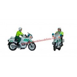 Guardias Civiles en moto.