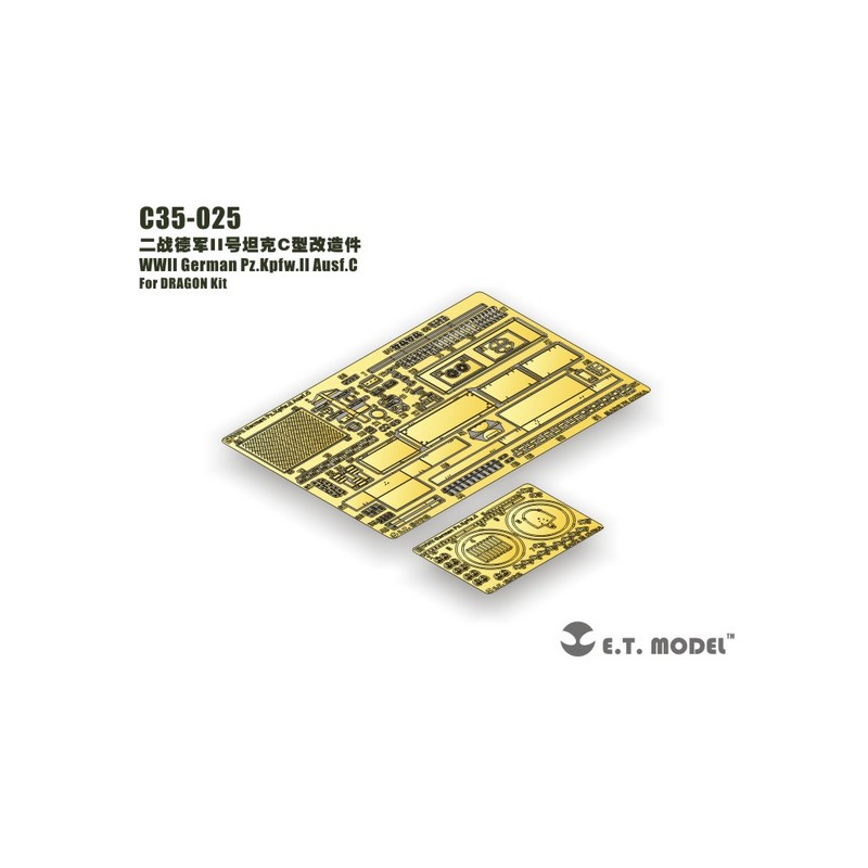 Photo-etched: German Pz.Kpfw.II Ausf.C.