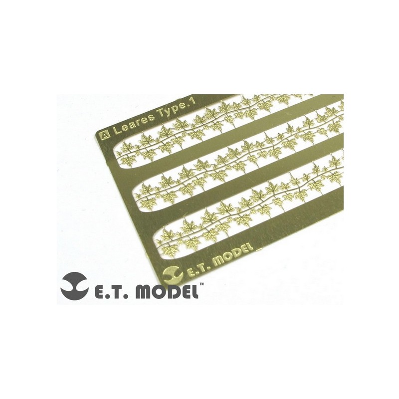 Photo-etched: Leaves type 1. Photo-etched: Leaves type 1.