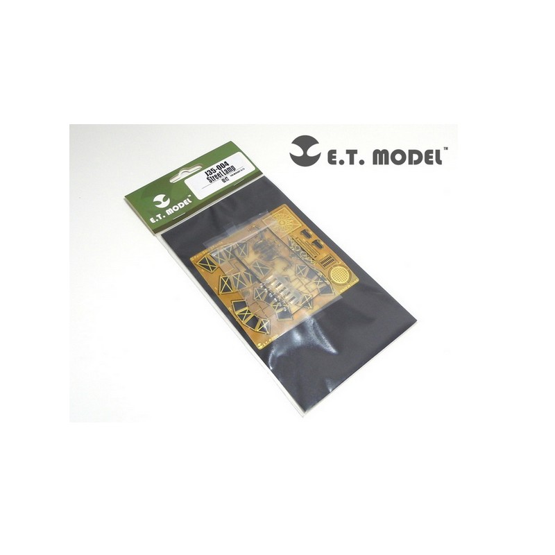 Photo-etched: Street lamp.