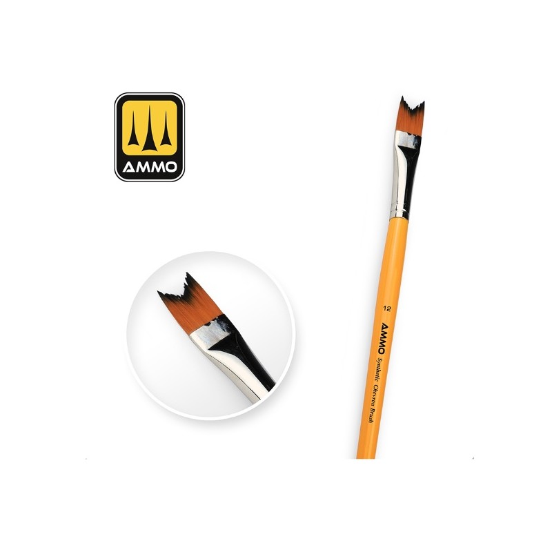 Pincel sintético en V del nº 12.