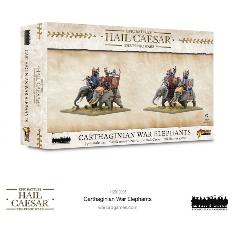 Hail Caesar Epic Battles: Carthaginian War Elephants. Hail Caesar Epic Battles: Carthaginian War Elephants.