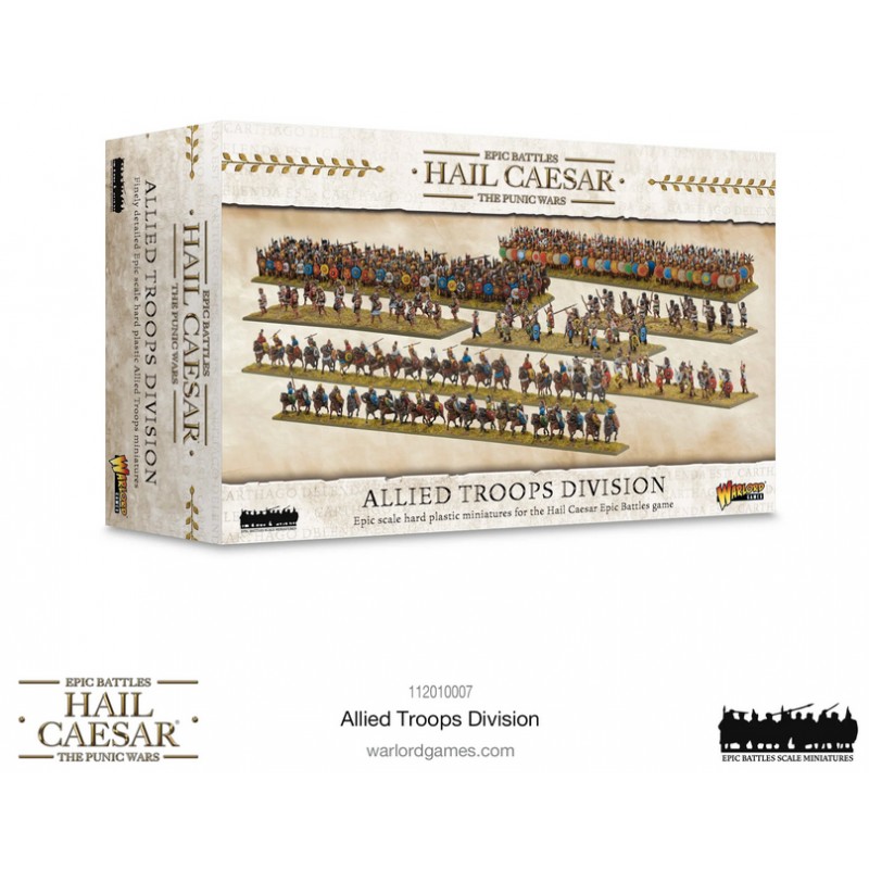 Hail Caesar Epic Battles: División de tropas aliadas.