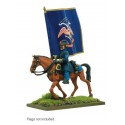 General de la Unión ACW y su personal A. Black Powder.