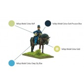 ACW Union General and staff A. Black Powder.