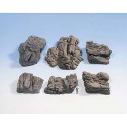 Trozos de roca.