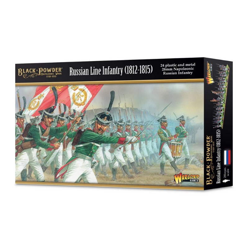 Guerras Napoleónicas: Infantería de Línea Rusa (1812-1815). Black Powder.