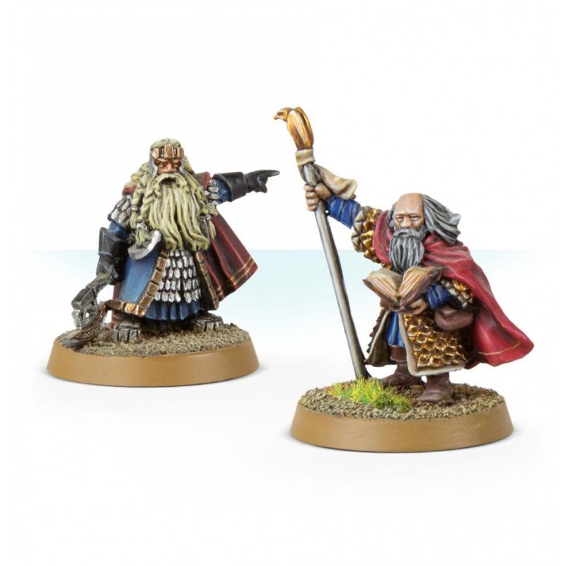 Balin, Rey de Moria, y Flói Stonehand.