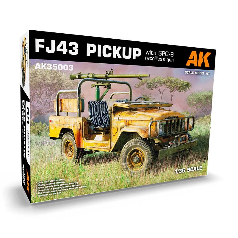 Toyota FJ43 SUV with SPG-9. Toyota FJ43 SUV with SPG-9.