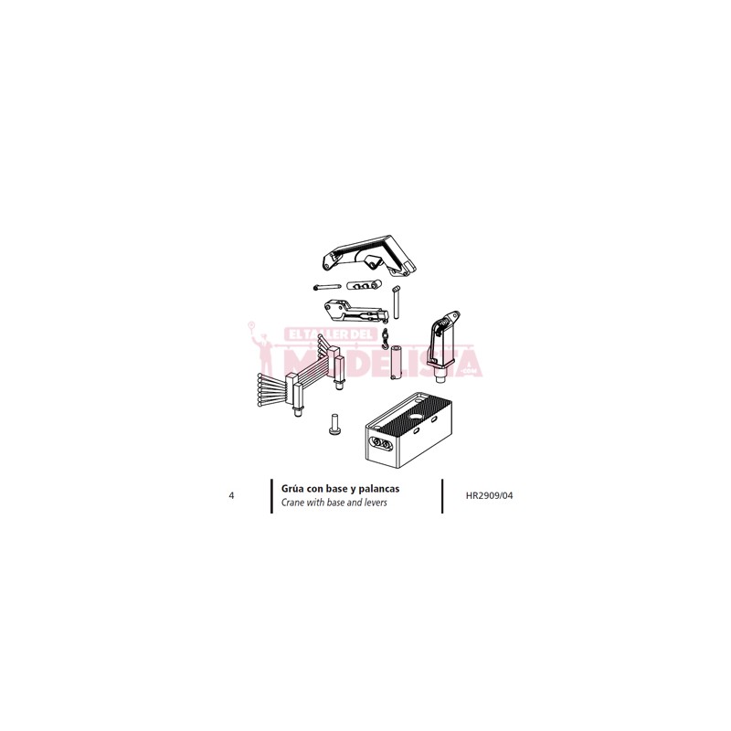 Conjunto transmisión con soportes para dresina KLV.