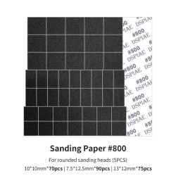 Bâtonnets de papier de verre, 800g.