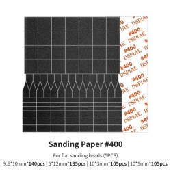 Bâtonnets de papier de verre, 400g.