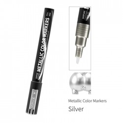 Metallic Color Marker: Plata.