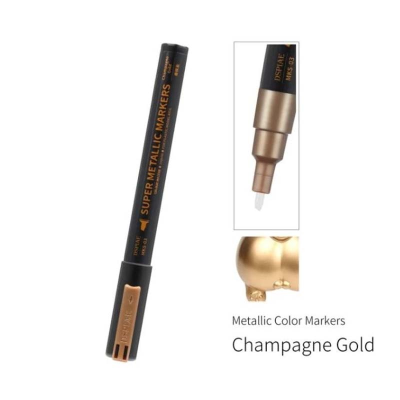 Super Metallic Marker: Oro champán. Super Metallic Marker: Oro champán.