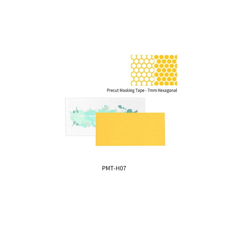 Lâmina de mascaramento, hexagonal 7 mm.