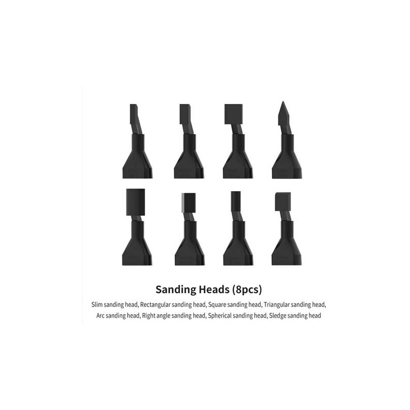 Cabezales para mini-lijadora a batería.