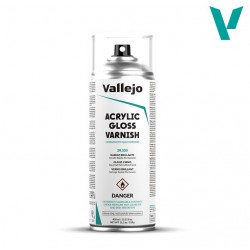 Acrylic aerosol gloss varnish.
