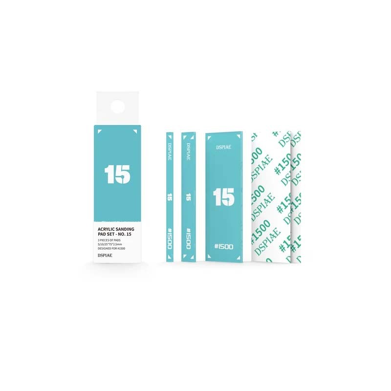 Acrylic sanding pad set, nº 12.