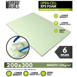 Polystyrène extrudé XPS 6 mm - Cellule ouverte.