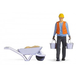 Auf der Baustelle.
