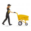 Cartero en bici.