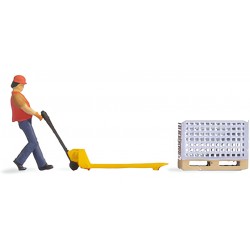 Travail en entrepôt.