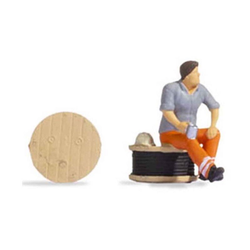 Descanso en la obra.