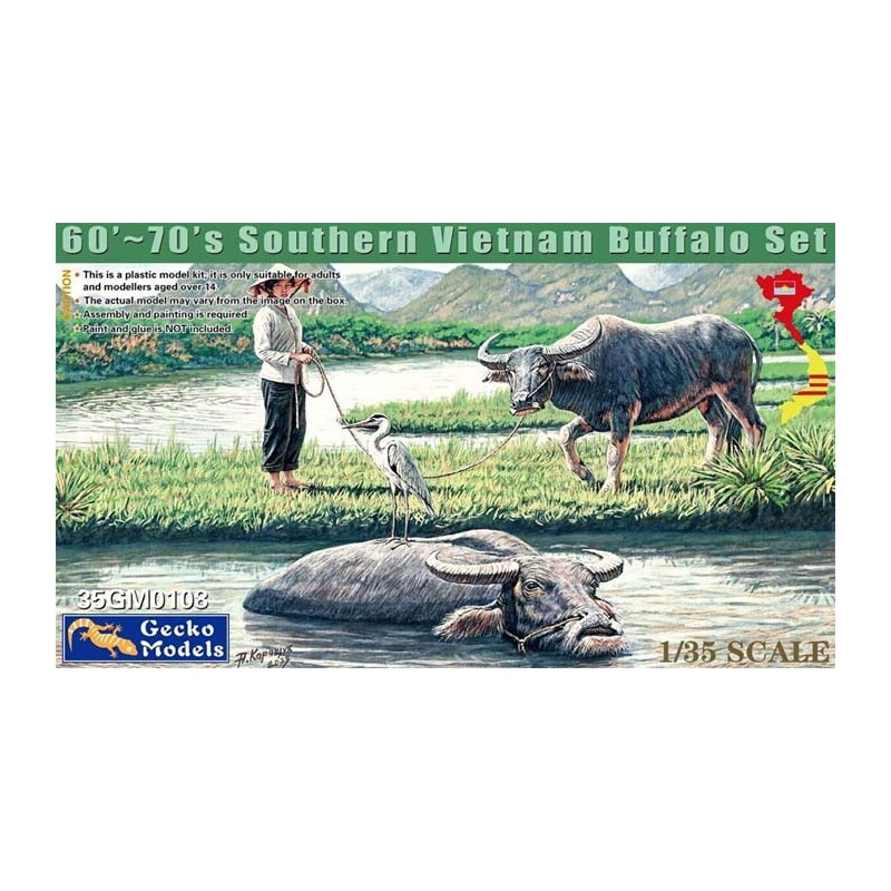 Southern Vietnam Buffalo Set.