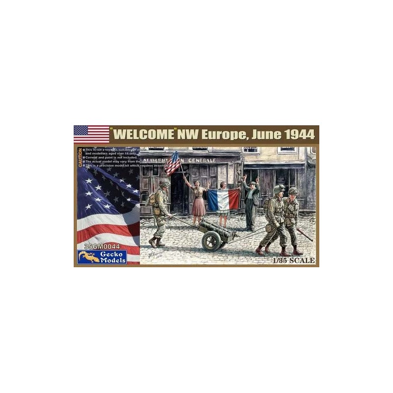 "Bienvenidos" a Europa, Junio 1944.