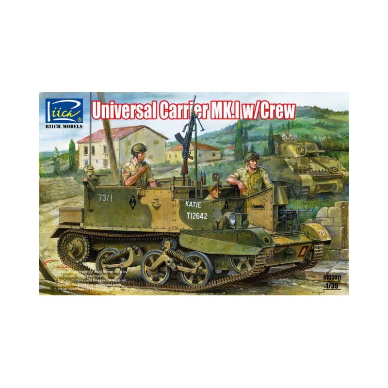 Universal Carrier MK.I con tripulación.